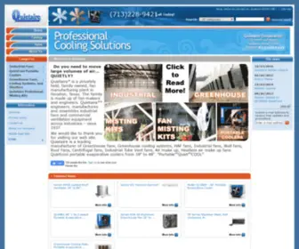 Quietaire.com(QUIETCOOL Portable Evaporative Cooler) Screenshot