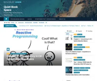 Quietbookspace.com(Quiet Book Space) Screenshot