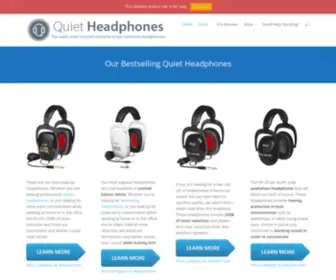 Quietheadphones.com(Quiet Headphones) Screenshot