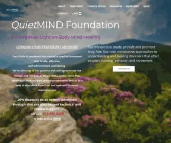 Quietmindfdn.org(Quietmind Foundation) Screenshot