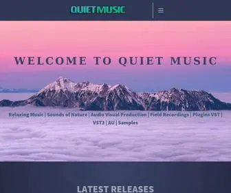 Quietmusic.eu(Quiet Music) Screenshot