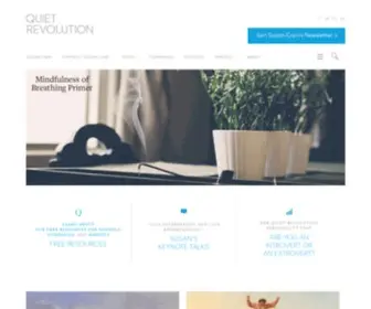 Quietrev.com(Quiet Revolution) Screenshot