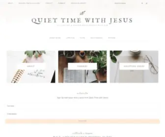 QuiettimewithJesus.com(Quiet Time With Jesus) Screenshot