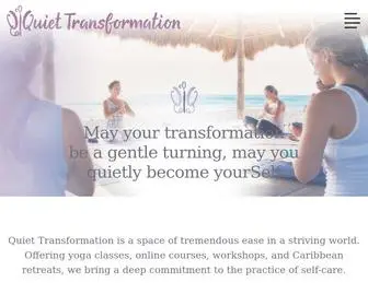 Quiettransformation.com(Become yourself) Screenshot