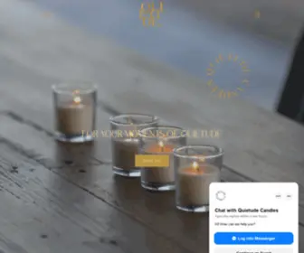 Quietudecandles.com.au(Luxury Scented Soy Candles) Screenshot