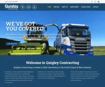 Quigleycontracting.co.nz(Quigley Contracting) Screenshot