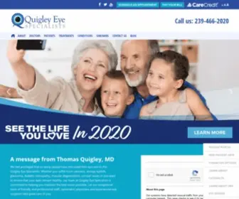 Quigleyeye.com(Eye Doctors in Southwest Florida) Screenshot