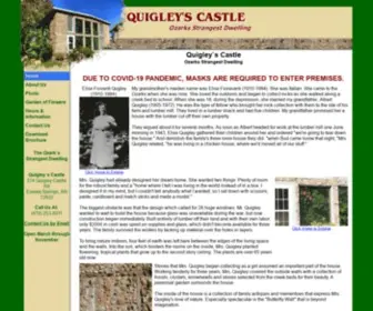 Quigleyscastle.com(Quigley`s Castle Ozarks Strangest Dwelling) Screenshot