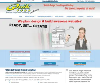 Quik123.com(Quik Website Design and Consulting) Screenshot