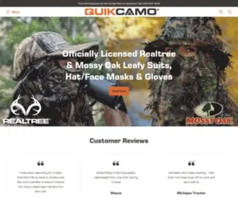 Quikcamo.com(Camo Hats and Face Masks for Bow) Screenshot