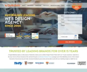 Quikclicks.com.au(Website Design Sydney by Quikclicks) Screenshot