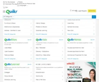 Quiker.com(Free Classified Ads in India) Screenshot