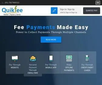 Quikfee.com(Easy Fee Payment Collection System for Educational Institutes) Screenshot