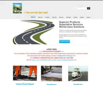 Quikfix-Holdings.com(Quikfix Instant Road Repair) Screenshot