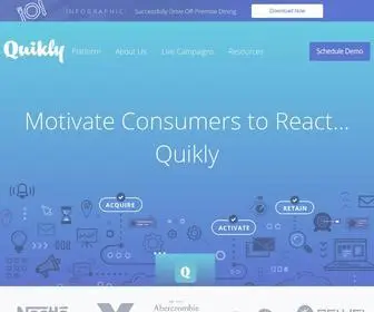 Quikly.com(Quikly is an urgency marketing platform) Screenshot