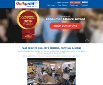 Quikprint.net(Quikprint Services Ltd) Screenshot