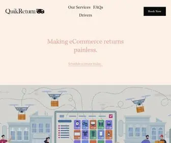 Quikreturns.com(We are a NYC) Screenshot