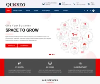 Quikseo.com(Digital Marketing Agency India UK) Screenshot