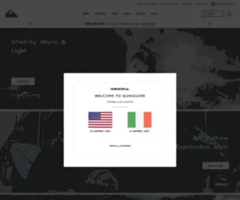 Quiksilver.ie(Surf & Snowboard Brand Since 1969) Screenshot