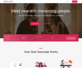 Quiksoulmate.online(Quickdate) Screenshot