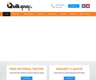 Quikspray.com(QuikSpray Inc) Screenshot