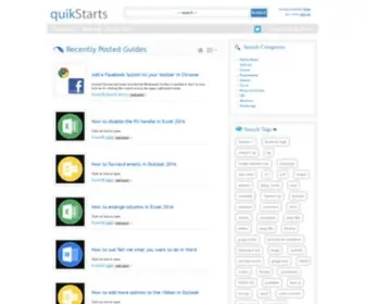 Quikstarts.com(Create step by step instructions on the web) Screenshot