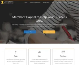 Quikstonecapital.com(Merchant Cash Advance) Screenshot