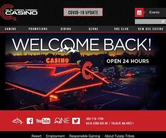 Quilcedacreekcasino.com(Restaurant) Screenshot