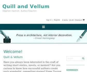 Quill-AND-Vellum.com(Creative Writing Workshops) Screenshot