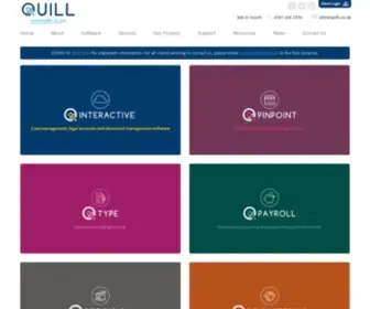 Quill.co.uk(Legal Case Management Software & Outsourcing Services) Screenshot