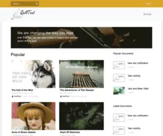 Quilltext.com(QuillText) Screenshot