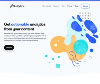 Quillytics.com(Intelligent Content Analysis) Screenshot