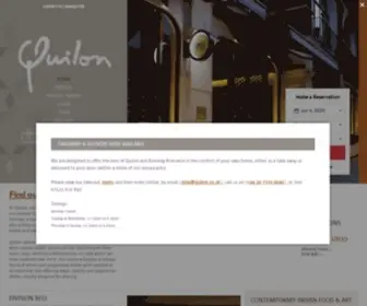 Quilon.co.uk(Michelin Star Restaurant London) Screenshot