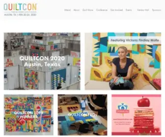 Quiltcon.com(QuiltCon Together) Screenshot
