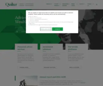 Quilterfp.co.uk(Quilter plc) Screenshot