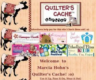 Quilterscache.com(The Quilter's Cache) Screenshot