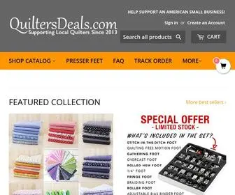 Quiltersdeals.com(Quilters Deals) Screenshot