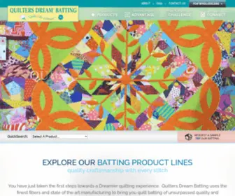 Quiltersdreambatting.com(Quilters Dream Batting) Screenshot