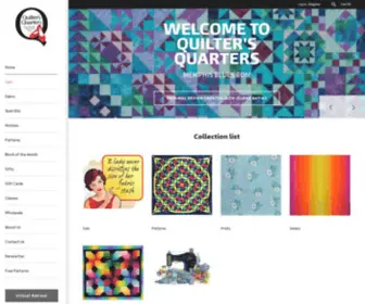 QuiltersqTrs.com(The Quilters Quarters) Screenshot