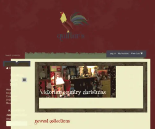 Quiltersroost.com(Quilter's Roost) Screenshot