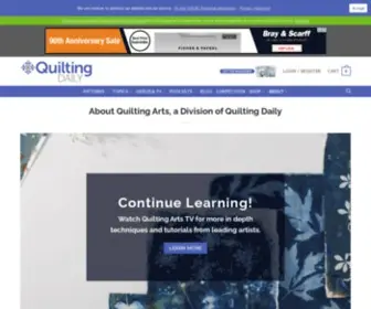 Quiltingarts.com(About Quilting Arts) Screenshot