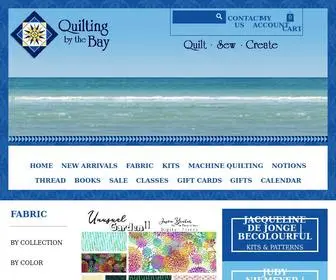 Quiltingbythebay.com(Quilting by the Bay) Screenshot