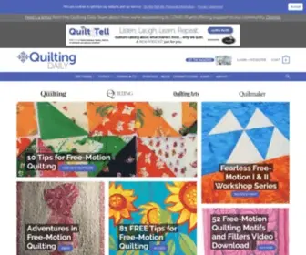 Quiltingcompany.com(Quilting Daily) Screenshot
