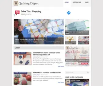 Quiltingdigest.com(Quilting Digest) Screenshot