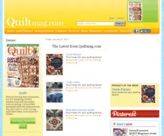 Quiltmag.com(Quilt Magazine) Screenshot