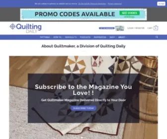 Quiltmaker.com(The Quilting Company) Screenshot