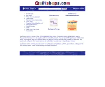Quiltshops.com(Quilt Search Engine) Screenshot