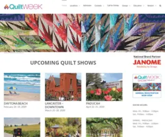 Quiltweek.com(AQS QuiltWeek) Screenshot