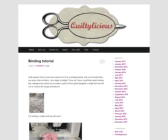 Quiltylicious.co.uk(Quiltylicious) Screenshot