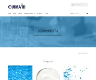 Quimavid.com(Materias primas y productos terminados) Screenshot